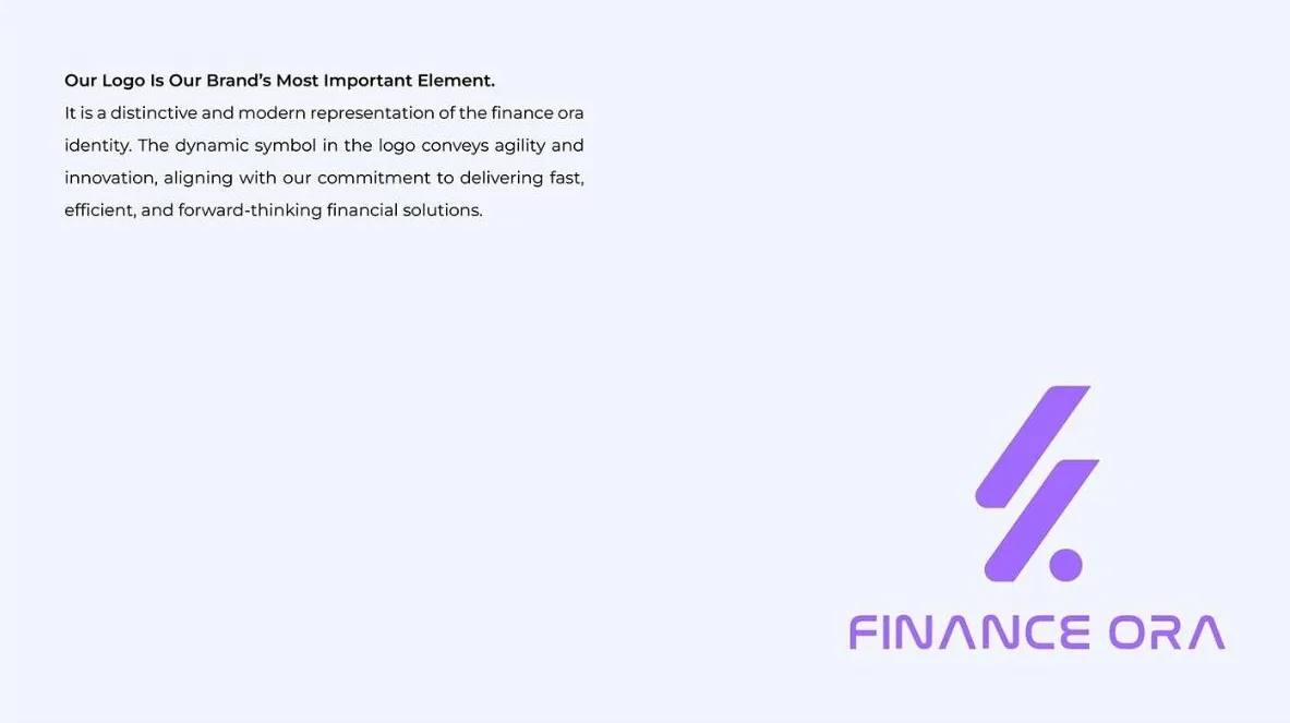 Finance Ora | Brand Identity: design 3 of 13