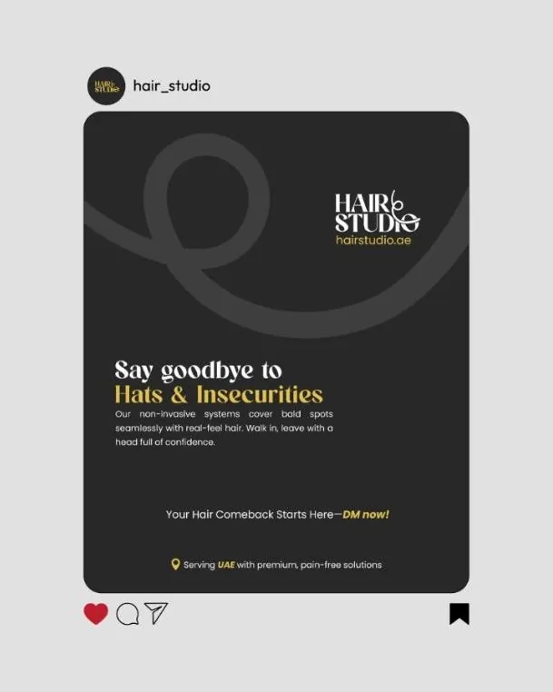 Hair Studio | Social Media Branding: design 8 of 9