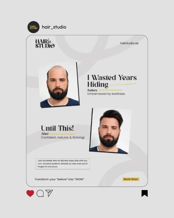 Hair Studio | Social Media Branding: design 9 of 9