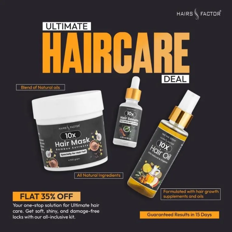 Haircare & Skincare | Social Media Designs: design 3 of 6