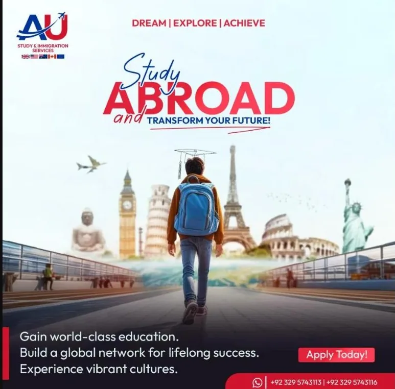 Study Abroad | Social Media Designs: design 1 of 6